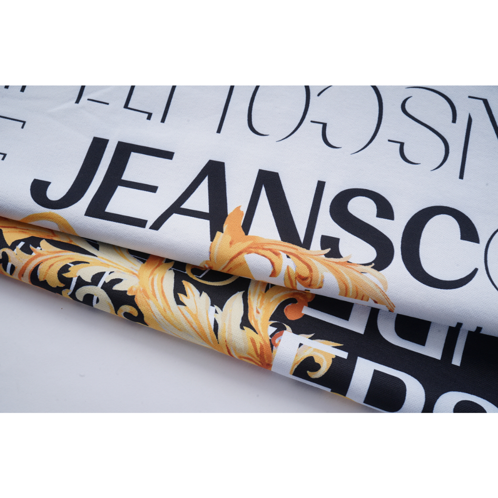 Versace Áo Thun polo Ngắn Tay In Họa Tiết Thời Trang Dành Cho Cả Nam Và Nữ