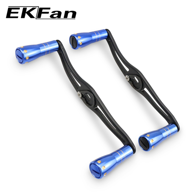 Ekfan Câu Tay Cầm Chiều Dài 120MM 130MM Chất Liệu Hợp Kim Nhôm Cho 8 * 5 abu Daiwa Shimano DIY Mồi Đúc Câu Cá Phần