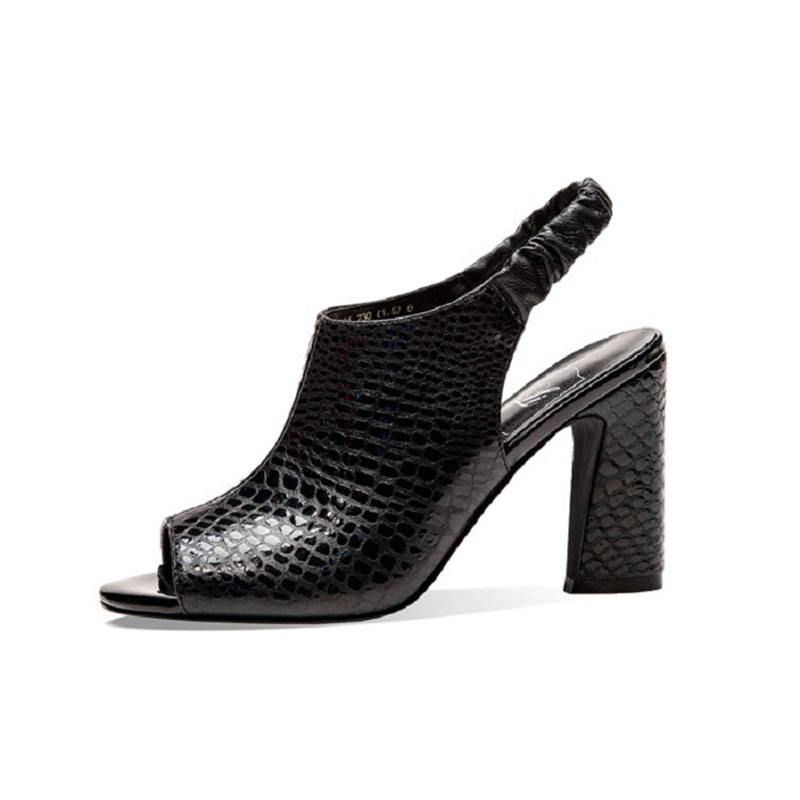 Xăng đan Cao Gót Hở Mũi Chống Trượt Thoải Mái Thời Trang Âu Mỹ Cho Nữ