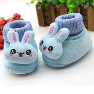Giày Bốt Cổ Cao Đế Mềm Cho Bé Gái