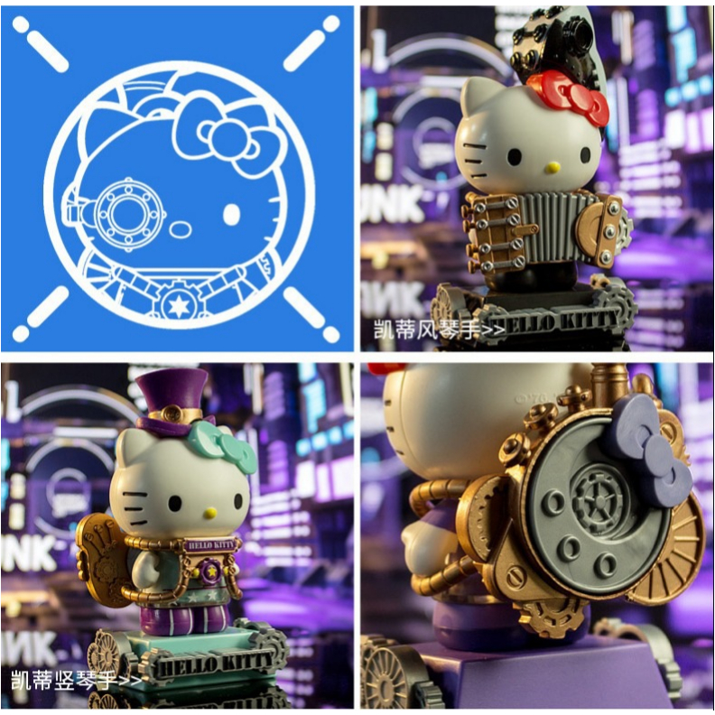 Mô Hình Đồ Chơi Hello Kitty Bất Ngờ Phong Cách Punk