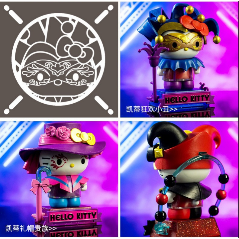 Mô Hình Đồ Chơi Hello Kitty Bất Ngờ Phong Cách Punk