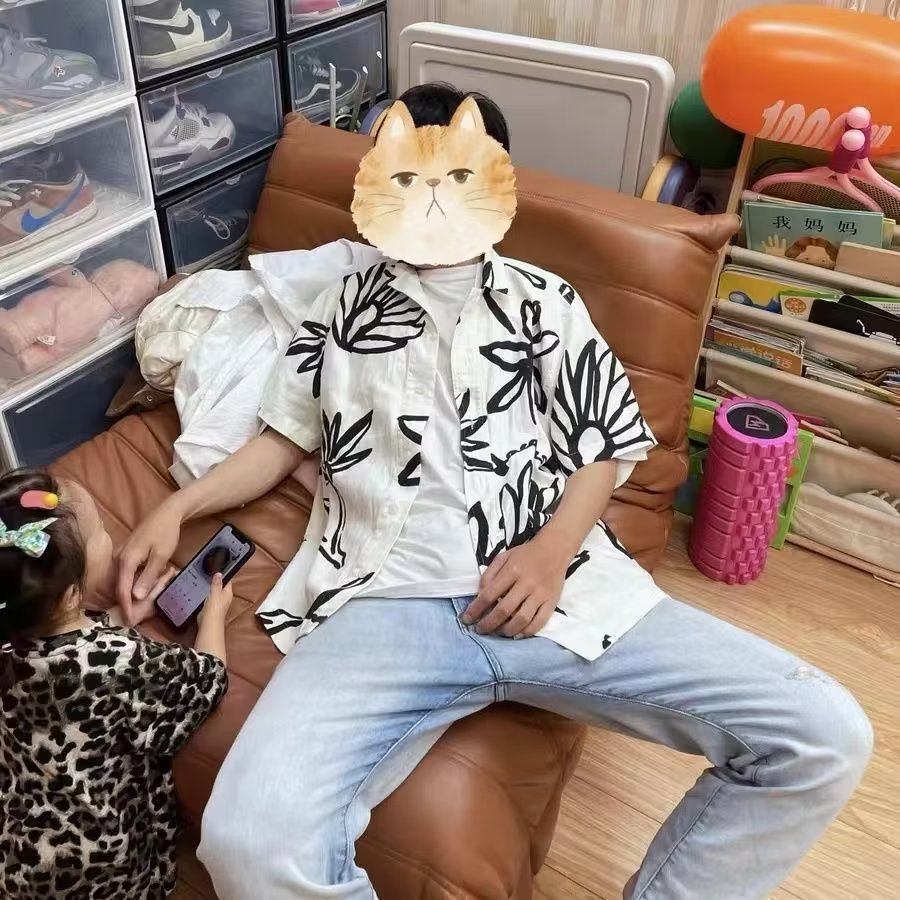 Áo Sơ Mi Tay Lửng Thời Trang Mùa Hè Mới 2023 Phong Cách Nhật Bản Cho Nam