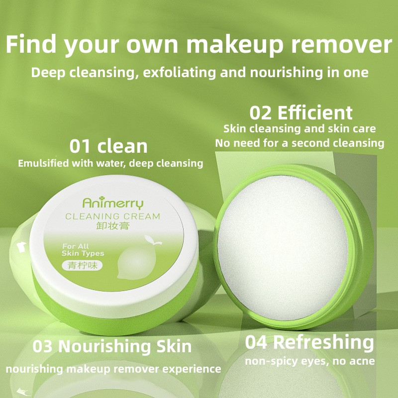 Kem Tẩy Trang Cappuvini®ANIMERRY Dầu Tẩy Trang Làm Sạch Sâu Dịu Nhẹ Và Không Gây Kích ứng Sữa Tẩy Trang Dễ Mang Theo