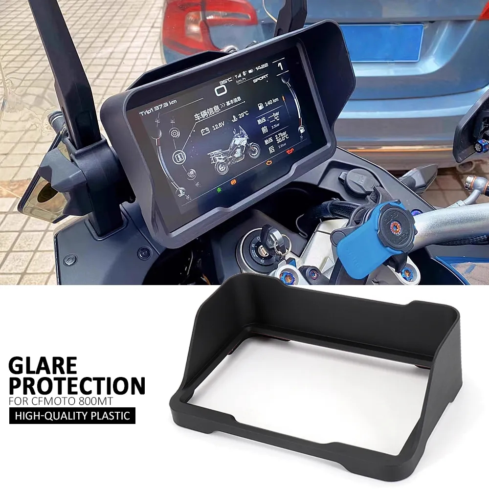 Mới Đen Glare Bảo Vệ Cho CFMOTO 800MT 800 MT 800Mt 2021 2022 2023 Xe Máy Phụ Kiện Màn Hình Tấm Che Đ