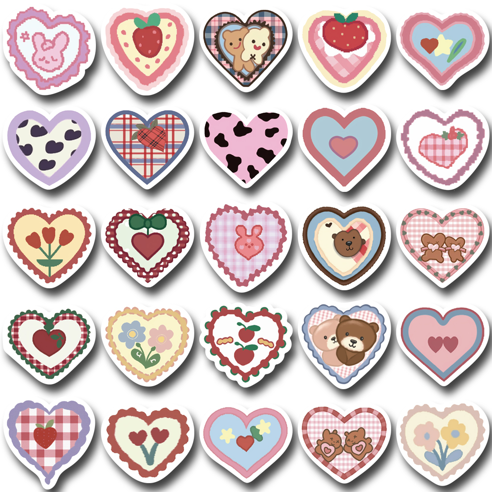 Set 100 Miếng Dán graffiti Dễ Thương Chống Thấm Nước Trang Trí laptop / Ly Trà Sữa