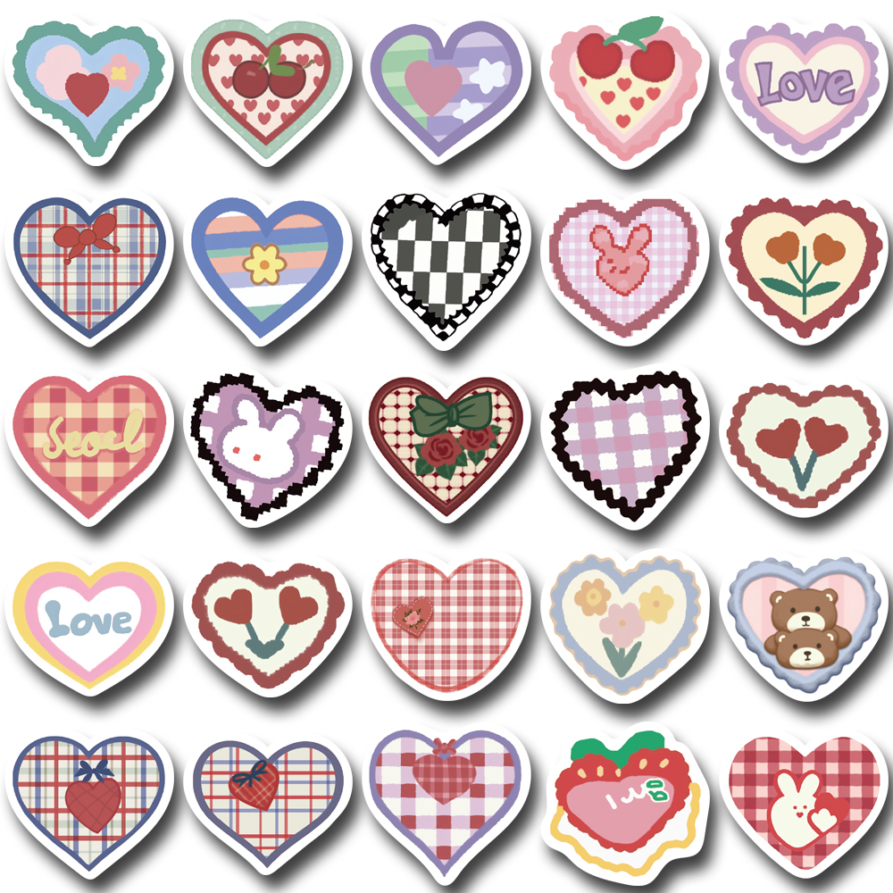 Set 100 Miếng Dán graffiti Dễ Thương Chống Thấm Nước Trang Trí laptop / Ly Trà Sữa