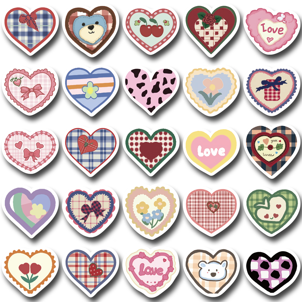 Set 100 Miếng Dán graffiti Dễ Thương Chống Thấm Nước Trang Trí laptop / Ly Trà Sữa