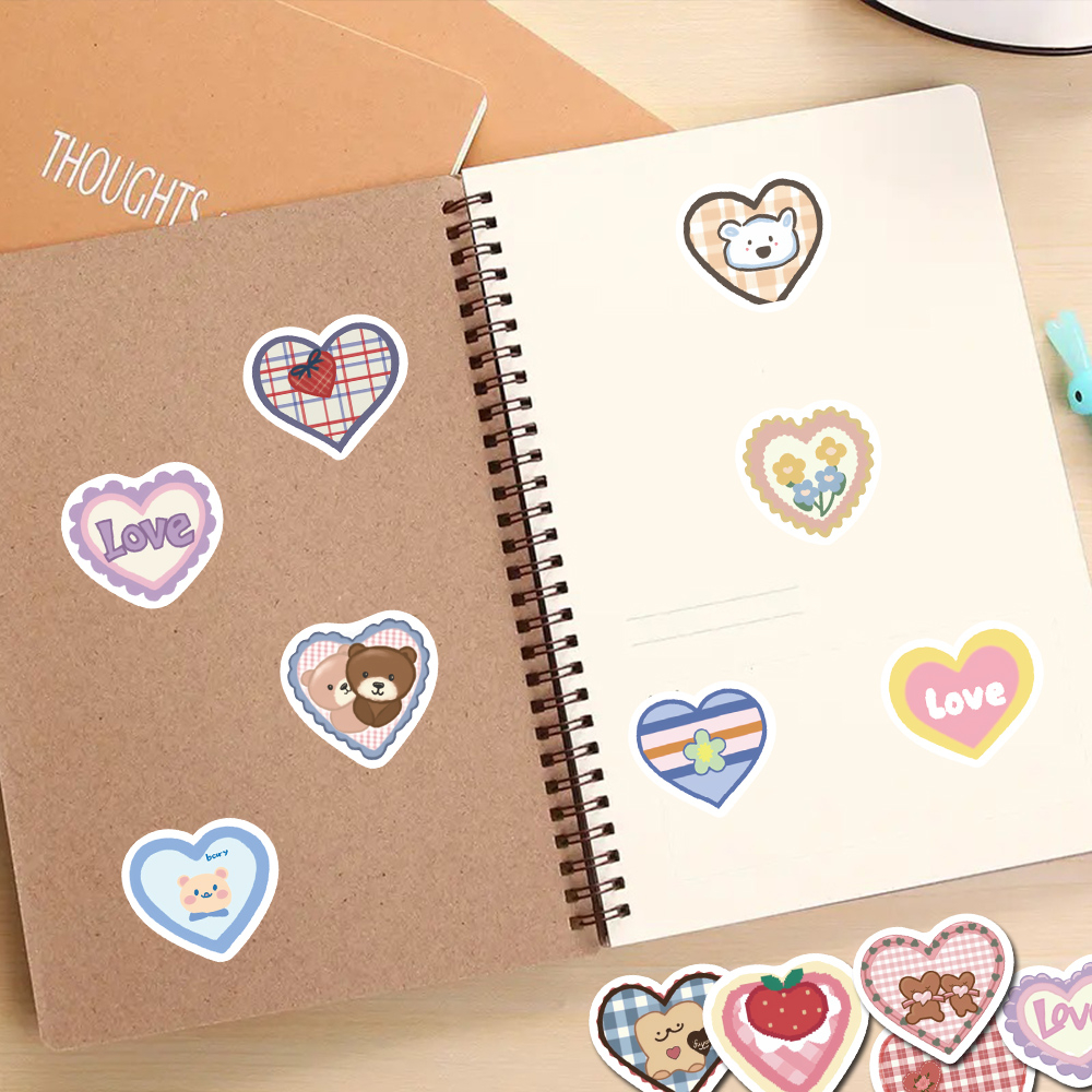 Set 100 Miếng Dán graffiti Dễ Thương Chống Thấm Nước Trang Trí laptop / Ly Trà Sữa