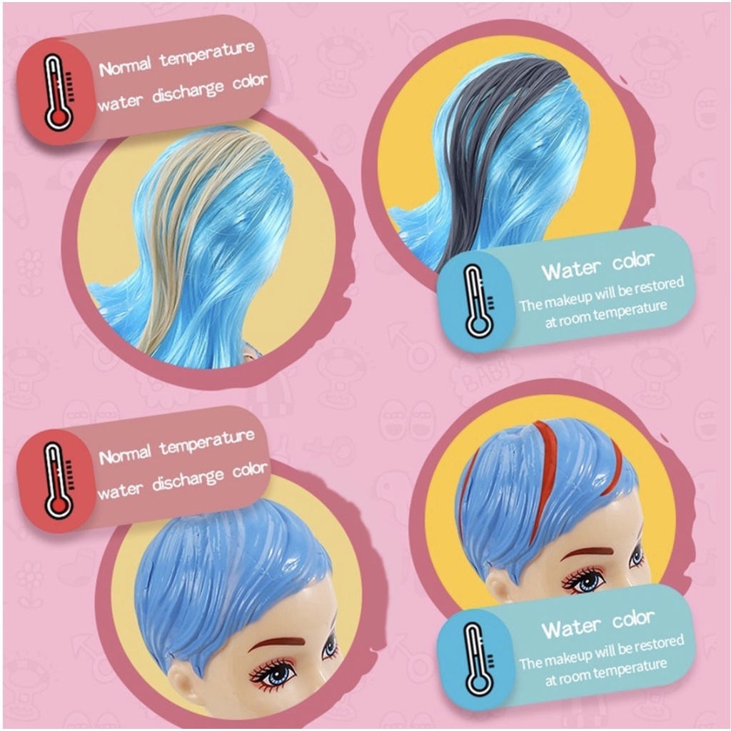 Đồ Chơi Ngôi Nhà Búp Bê Barbie Thay Đổi Màu Sắc Với Nhiều Màu Sắc Đáng Yêu