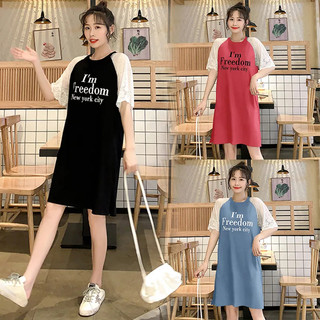 Đầm Thun Cotton Phối Ren Màu Đen Phong Cách Hàn Quốc Thời Trang Mùa Hè 2023 Cho Nữ