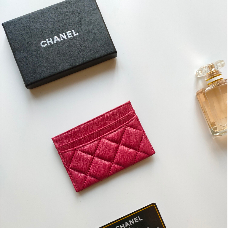 Ví Da Bò Hiệu Cha&nel Đựng Thẻ AP0213