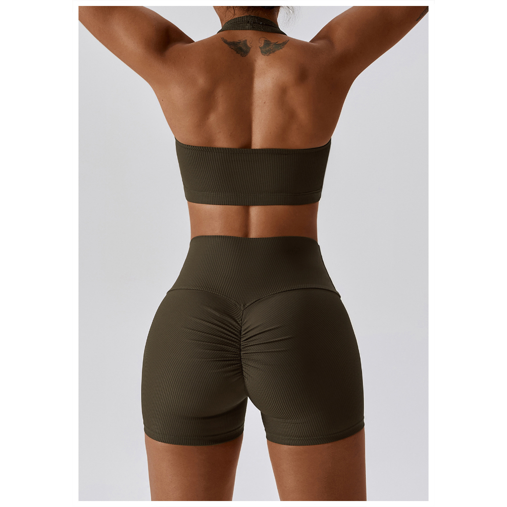 Áo Bra Thể Thao Hai Dây Hở Lưng Chất Liệu Khô Thoáng Nhanh