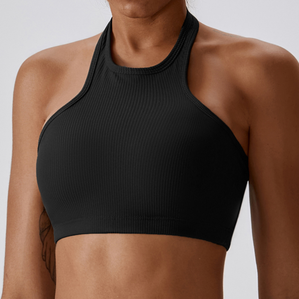 Áo Bra Thể Thao Hai Dây Hở Lưng Chất Liệu Khô Thoáng Nhanh