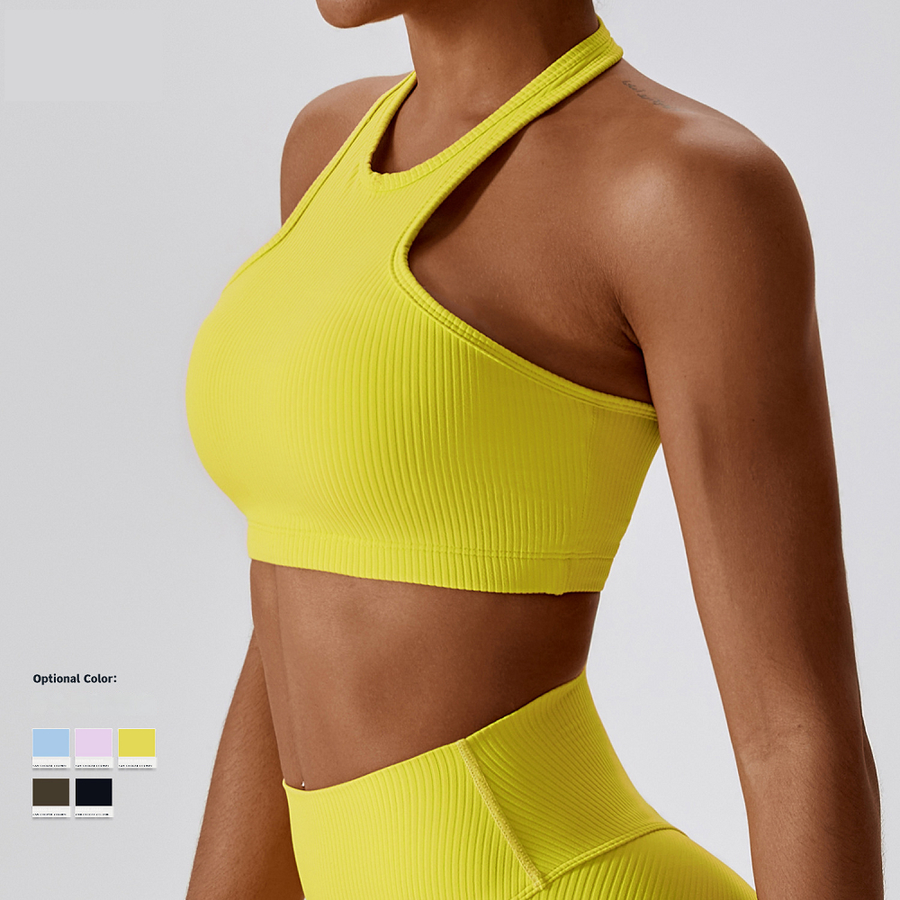 Áo Bra Thể Thao Hai Dây Hở Lưng Chất Liệu Khô Thoáng Nhanh