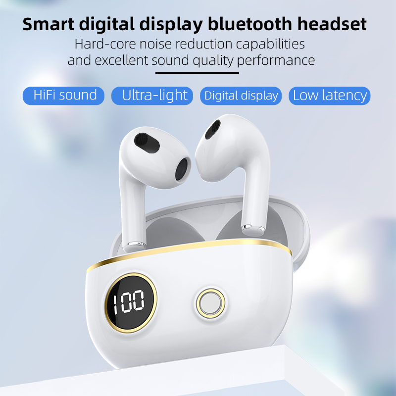 Tai Nghe Nhét Trong Không Dây Bluetooth 5.3 TWS Mini Âm Thanh HIFI Pro13