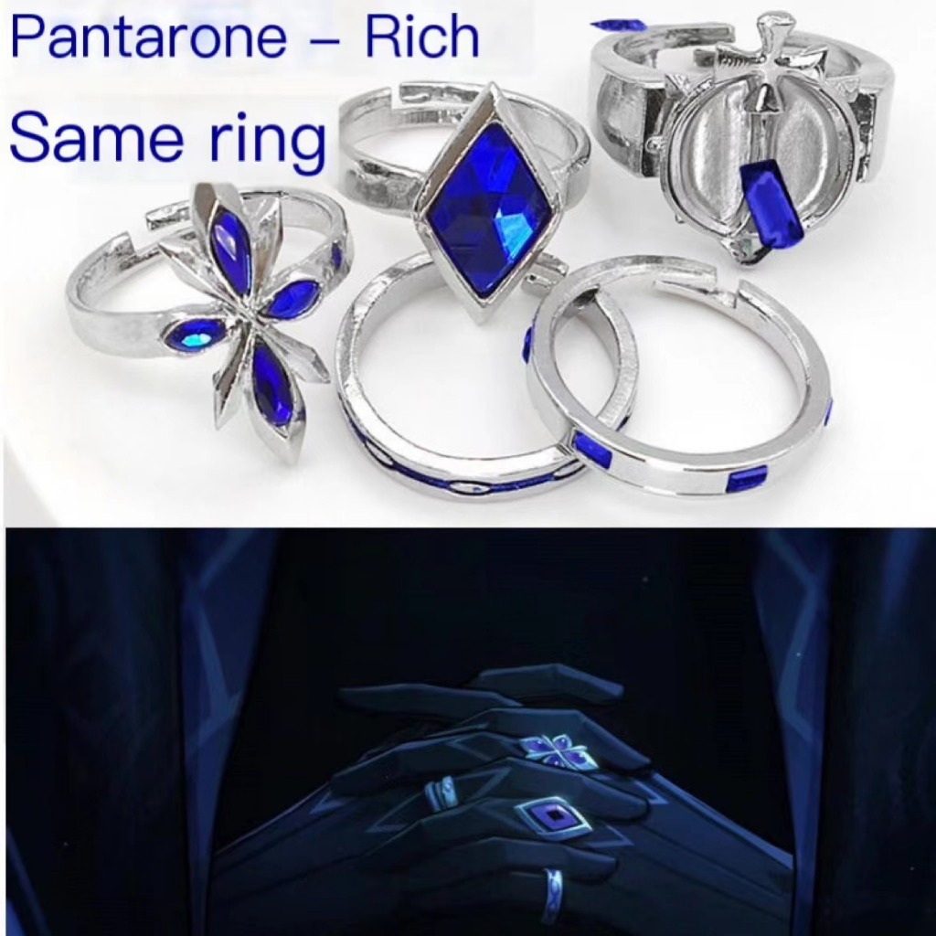 Khuyên Kẹp Vành Tai Hóa Trang Anime Genshin Va Chạm Pantalone