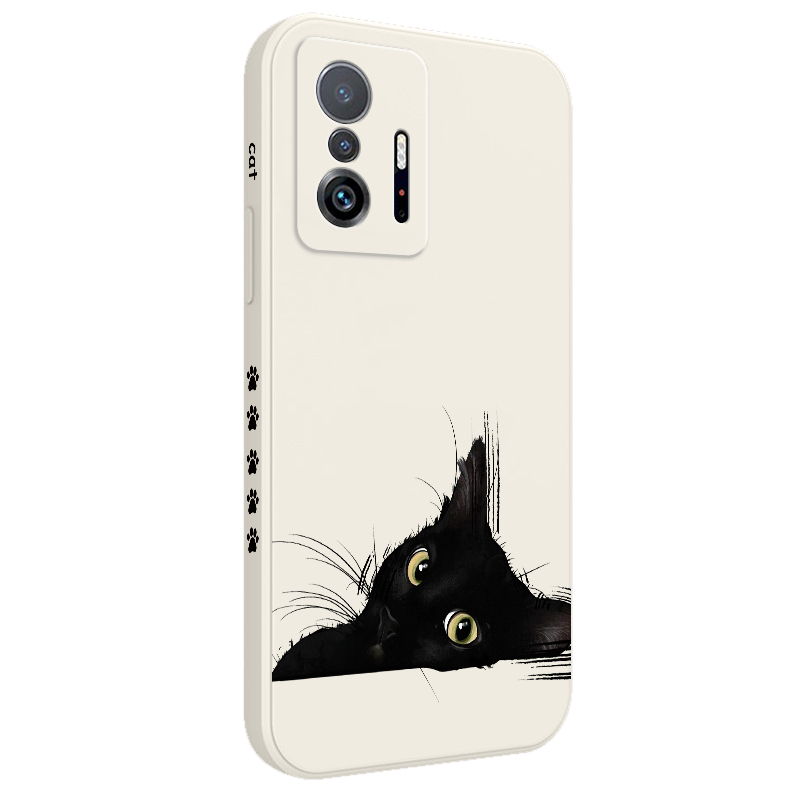 Ốp Điện Thoại Họa Tiết Mèo Đen Dành Cho xiaomi mi 13t 12t 11t 10t pro lite mi 9t pro 5g
