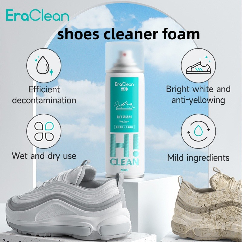 Chai Xịt Làm Sạch Giày EraClean 260ML Tiện Dụng