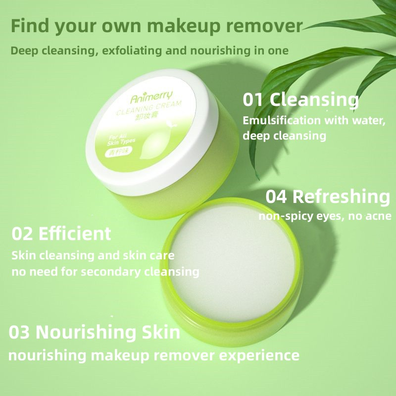 Kem Tẩy Trang Cappuvini®ANIMERRY Dầu Tẩy Trang Làm Sạch Sâu Dịu Nhẹ Và Không Gây Kích ứng Sữa Tẩy Trang Dễ Mang Theo