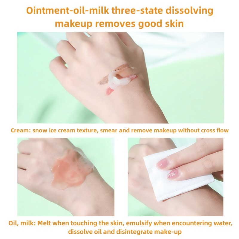 Kem Tẩy Trang Cappuvini®ANIMERRY Dầu Tẩy Trang Làm Sạch Sâu Dịu Nhẹ Và Không Gây Kích ứng Sữa Tẩy Trang Dễ Mang Theo