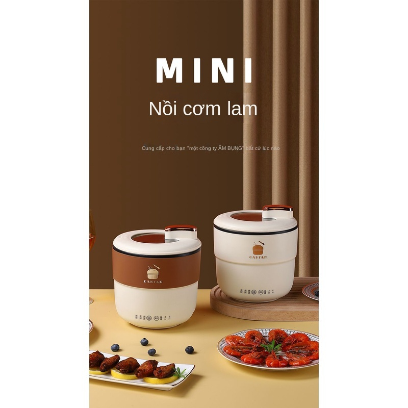 Nồi Cơm Điện Mini Đa Năng Thông Minh Dành Cho Gia Đình 1-2 Người