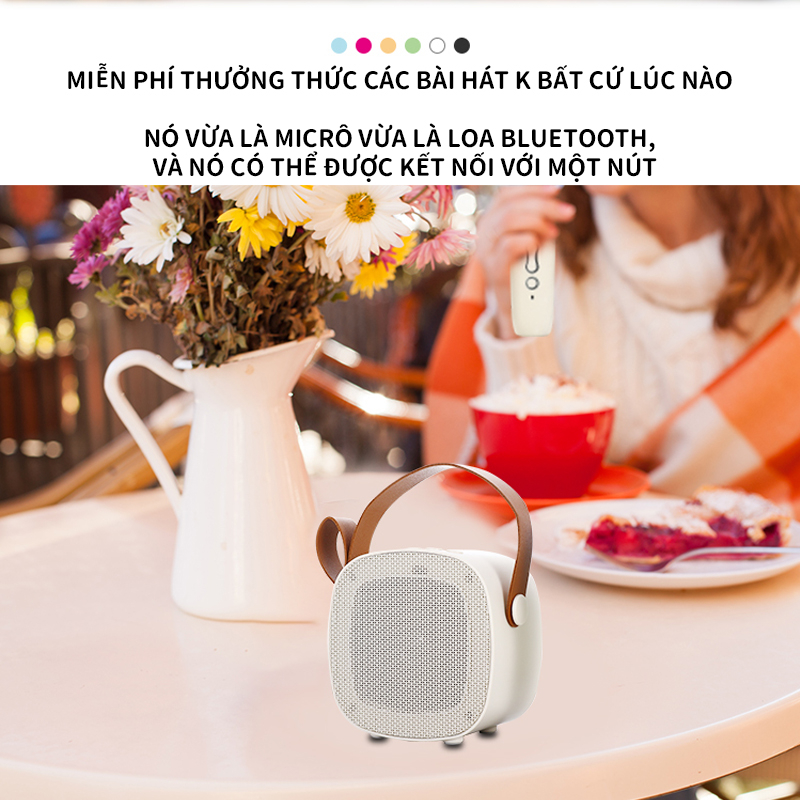 Micro Đôi Kết Nối Bluetooth Không Dây Âm Thanh Nổi 3D Cho Karaoke / Xe Hơi / Trong Nhà / Ngoài Trời