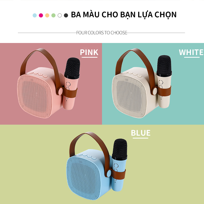 Micro Đôi Kết Nối Bluetooth Không Dây Âm Thanh Nổi 3D Cho Karaoke / Xe Hơi / Trong Nhà / Ngoài Trời
