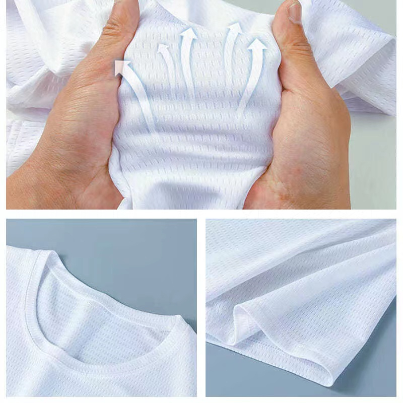 Áo Thun Thể Thao Tay Ngắn Thấm Hút Mồ Hôi Thời Trang Mùa Hè Cho Nam Và Nữ