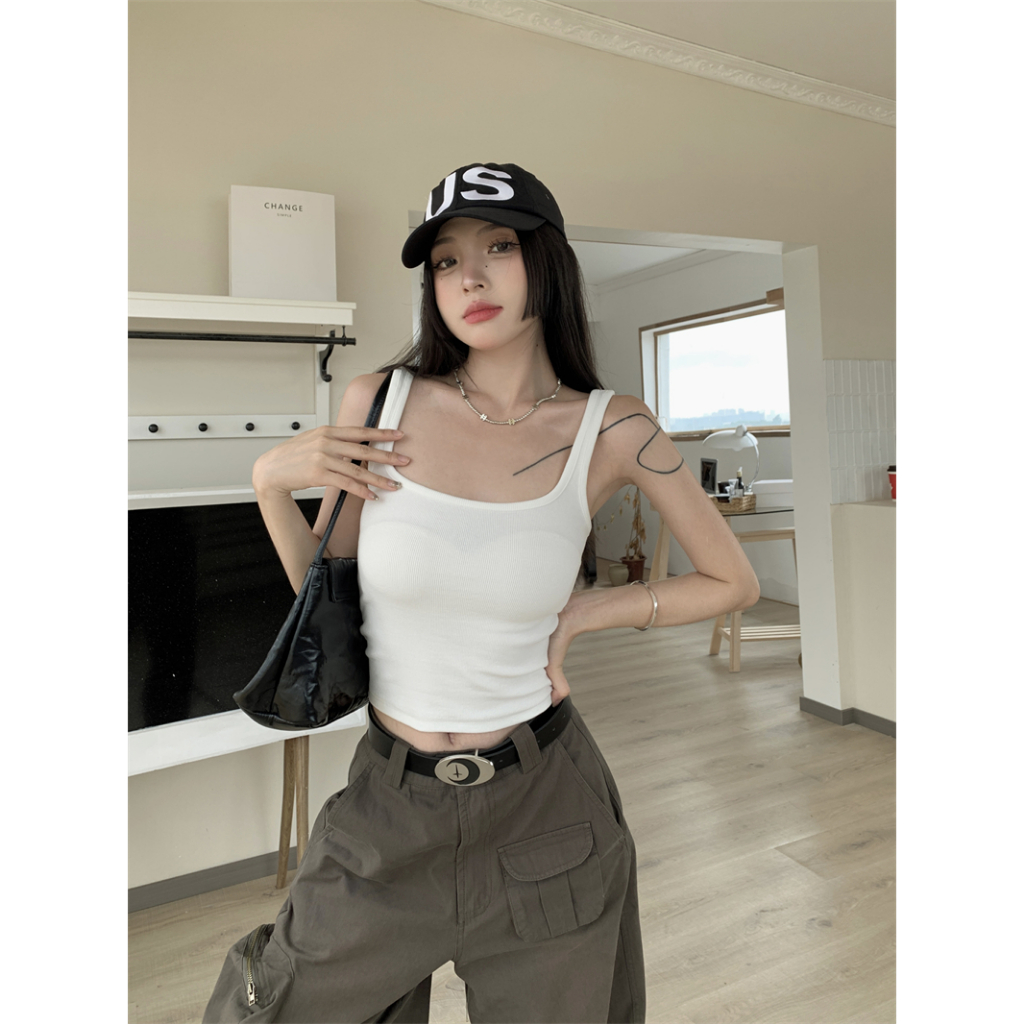 Áo Tank Top Nữ Không Tay Kumikumi Cho Mùa Hè