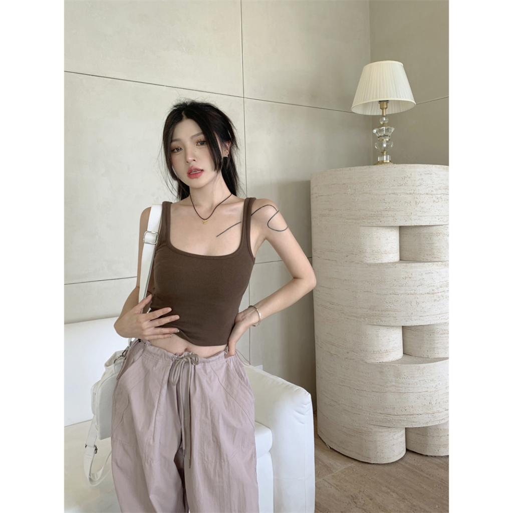 Áo Tank Top Nữ Không Tay Kumikumi Cho Mùa Hè