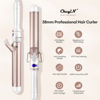CKEYIN Máy Uốn Tóc Gốm Sứ 32mm HS023