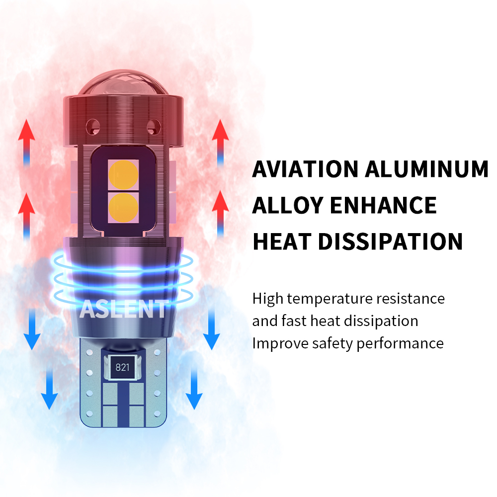 Set 2 Đèn led Đuôi Xe Hơi t10 w5w 168 192 3030 10smd 12v 6000k Chất Lượng Cao