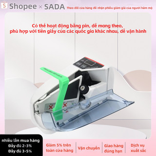 Máy đếm tiền mini cầm tay đa năng sada v30