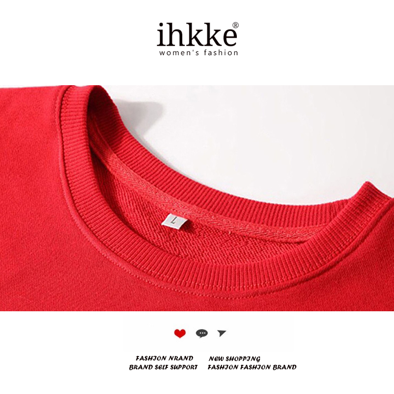 ihkke Dopamine Áo sweater Mỏng Tay Dài Hở Vai Dáng Rộng Hình Ngôi Sao Màu Tím Thời Trang Mùa Thu Cho Nữ