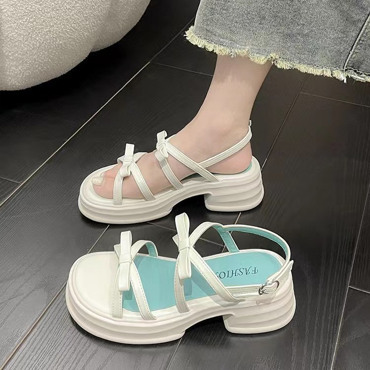 FEIJIANU dép sandal nữ giày sandal nữ dép đế cao đi biển Thoải Mái Xinh Xắn 28Z23071318