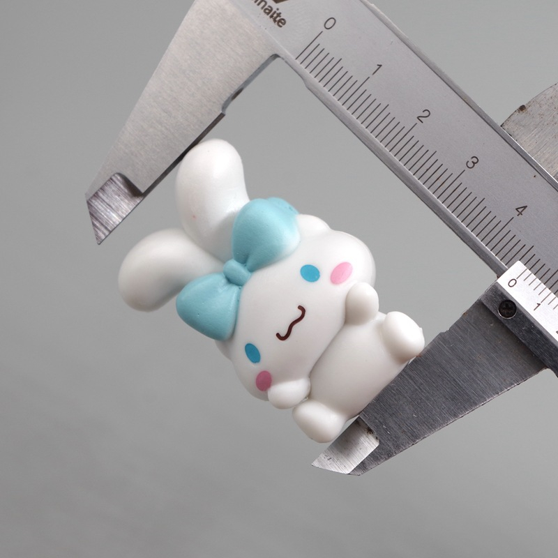 SANRIO Set 4 Mô Hình Nhân Vật Phim Hoạt Hình Kuromi Onpompurin Cinnamoroll Hello Kitty