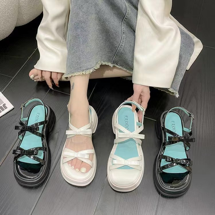 FEIJIANU dép sandal nữ giày sandal nữ dép đế cao đi biển Thoải Mái Xinh Xắn 28Z23071318