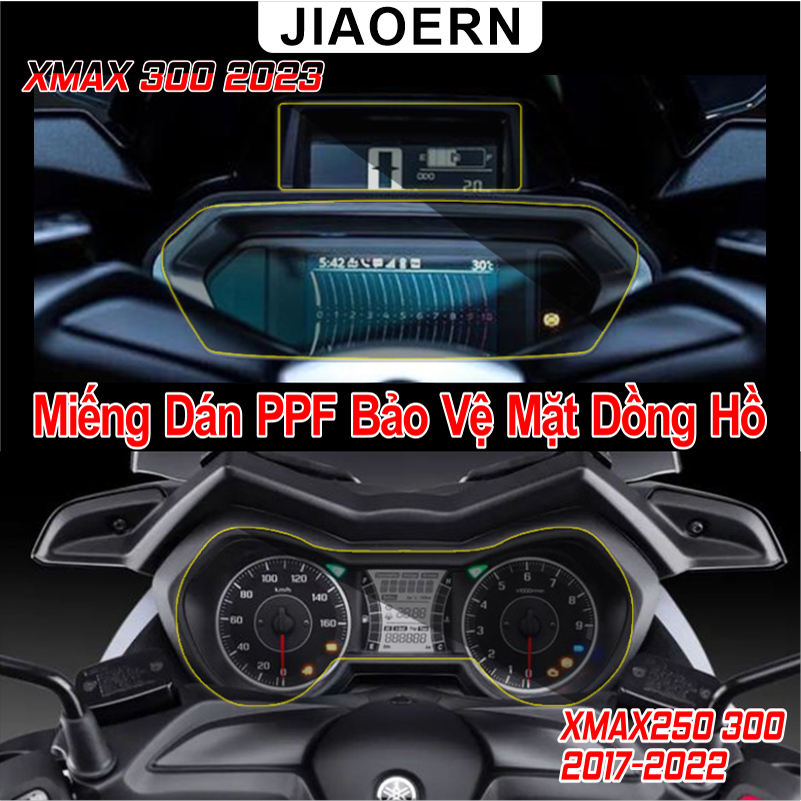 (Mua 1 tặng 1) Miếng Dán Trong Suốt film ppf Bảo Vệ Mặt đồng hồ tốc độ xe máy yamaha xmax 300 Tự Phục Hồi Chống Xước