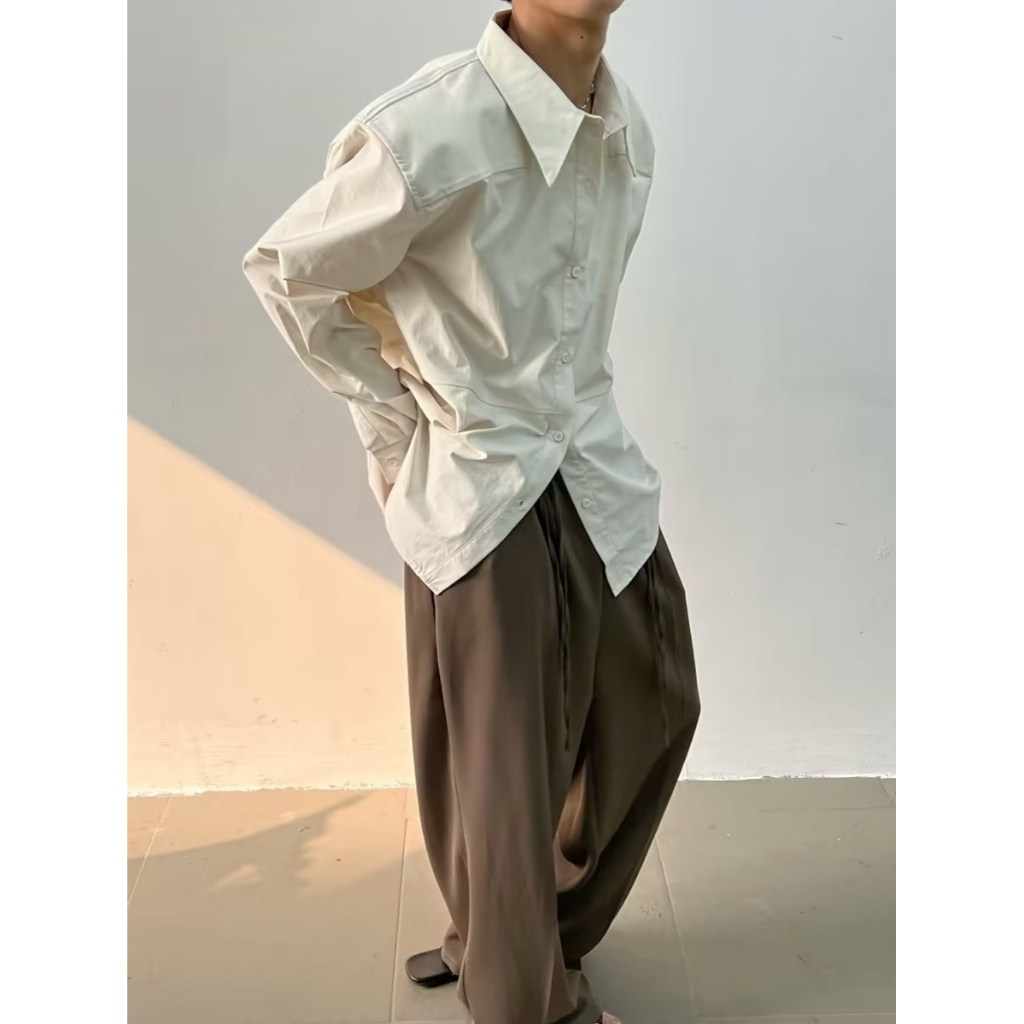 Áo Sơ Mi Nam Tay Dài Dáng Rộng Thời Trang Hàn Quốc Cao Cấp Cho áo sơ mi nữ form rộng áo sơ mi tay dài áo sơ mi đẹp