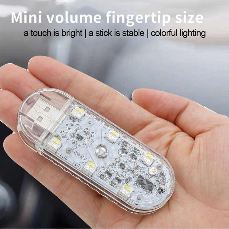Đèn LED Mini Không Dây Cảm Ứng Chạm Để Đọc Sách Trên Nóc Xe Hơi