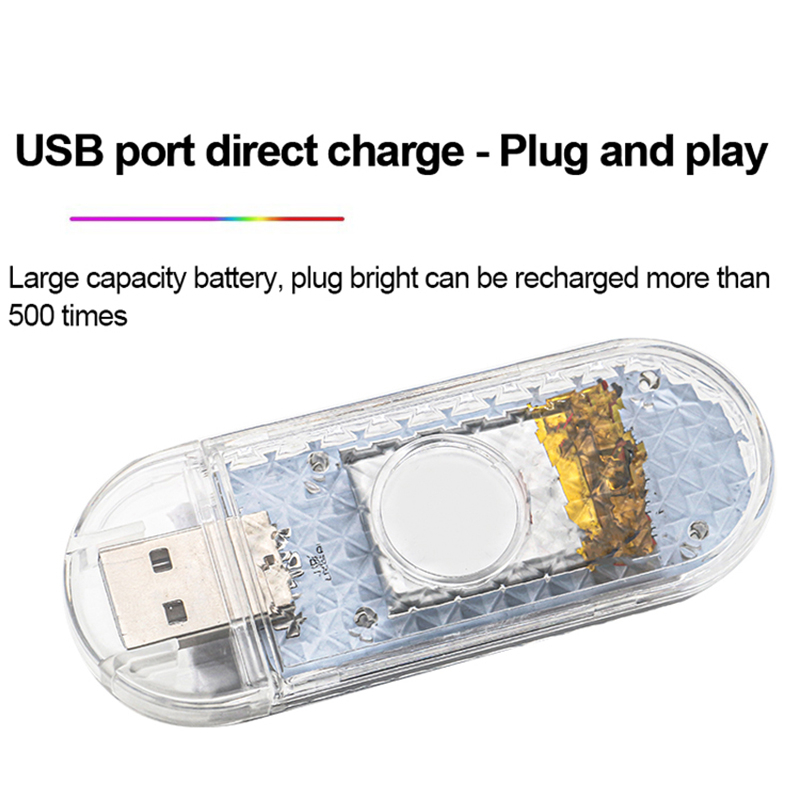 Đèn LED Mini Không Dây Cảm Ứng Chạm Để Đọc Sách Trên Nóc Xe Hơi