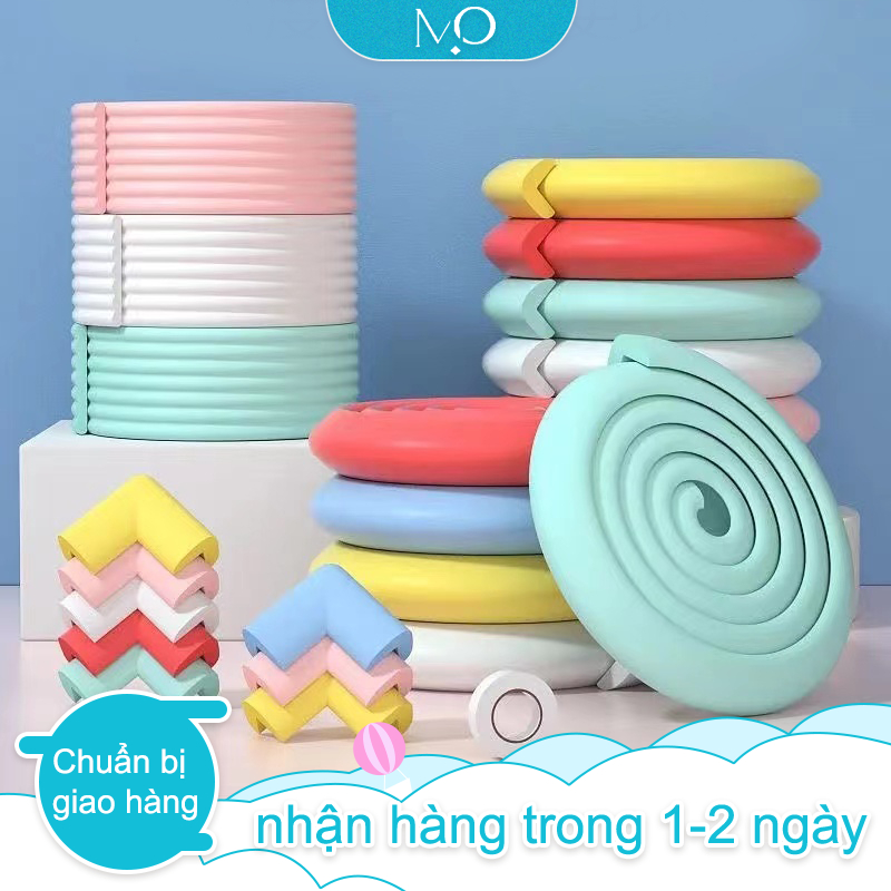 💥Giao Hàng Trong Vòng 24 Giờ Cuộn Xốp Bọc Cạnh Bàn 2M - Dây Cao Su Che Bịt Cạnh Bàn, Ghế An Toàn Cho Bé