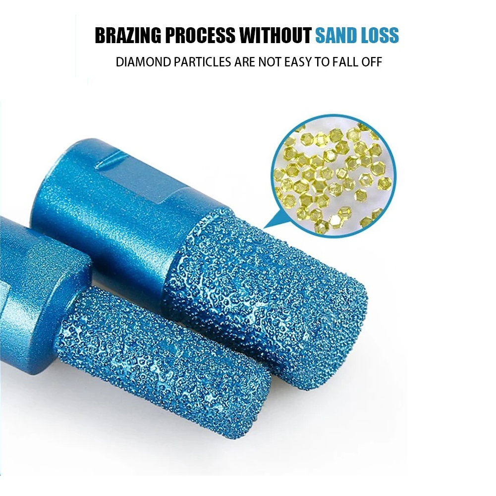 1 Mũi Khoan Cắt Kim Cương M10 Dùng Cho Máy Khoan Gạch Men / Đá / Gạch Men