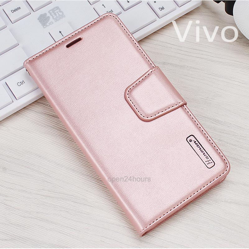 Vivo V29e 5G V29 Y17s Y02t Y36 V27e Y02A V25 Pro Y35 V25e Y16 Y22s Y02s X80 Pro T1x Y01 V23 V23e Y33s Y15A/Y15s X70 Pro Y21/Y21s X60 Pro Y72/Y53s V20 2021 V20 Bao da điện thoại nắp gập da cừu thương hiệu