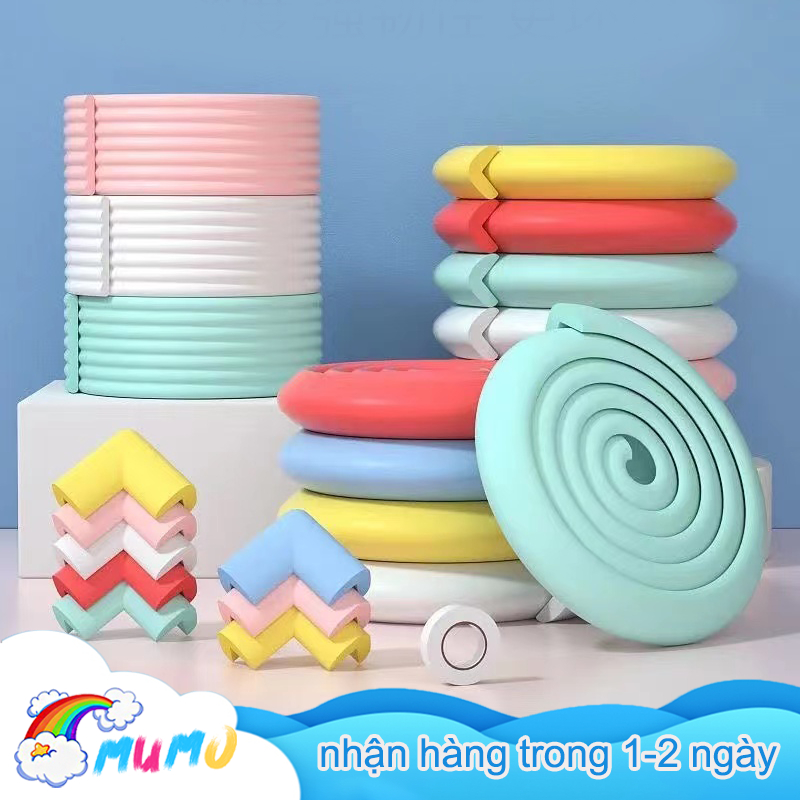 💥Giao Hàng Trong Vòng 24 Giờ Cuộn Xốp Bọc Cạnh Bàn 2M - Dây Cao Su Che Bịt Cạnh Bàn, Ghế An Toàn Cho Bé
