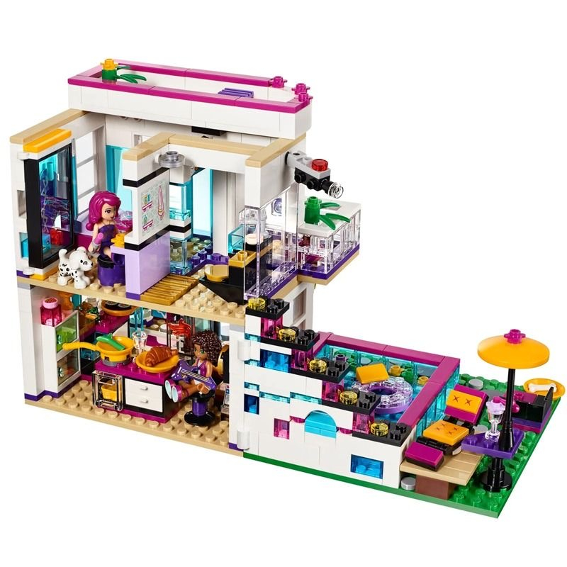 Bộ Đồ Chơi Lắp Ráp Lego 760 Mảnh Ghép Ngôi Nhà Villa Cỡ Lớn Dùng Làm Quà Tặng Sinh Nhật Cho Bé