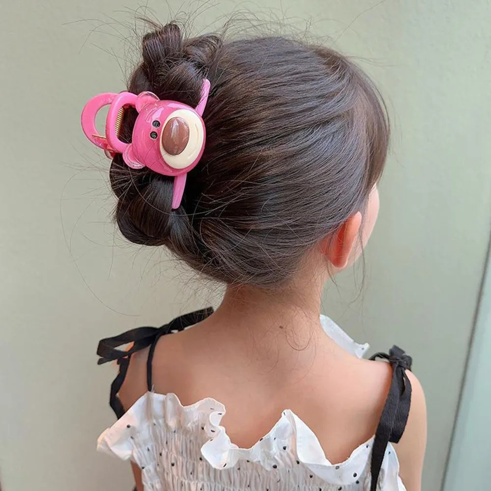 SANRIO Kẹp Tóc Hình Cá Mập / Dâu Tây Kiểu Hàn Quốc Dễ Thương Cho Bé Gái