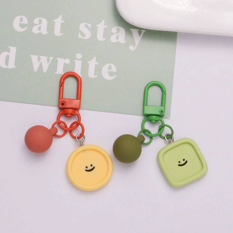 Móc Khóa Hình Đám Mây Mặt Cười Dễ Thương