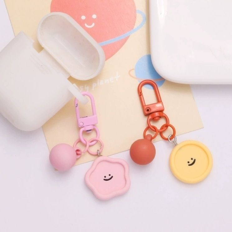 Móc Khóa Hình Đám Mây Mặt Cười Dễ Thương